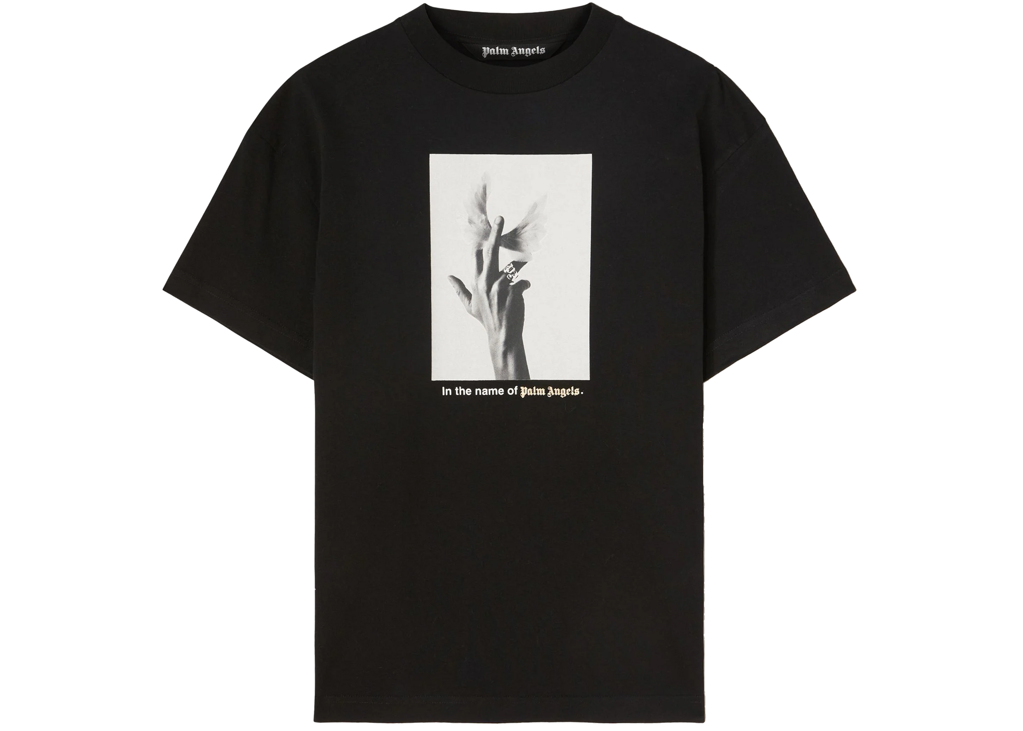 Palm Angels Wings Classic T-Shirt Black