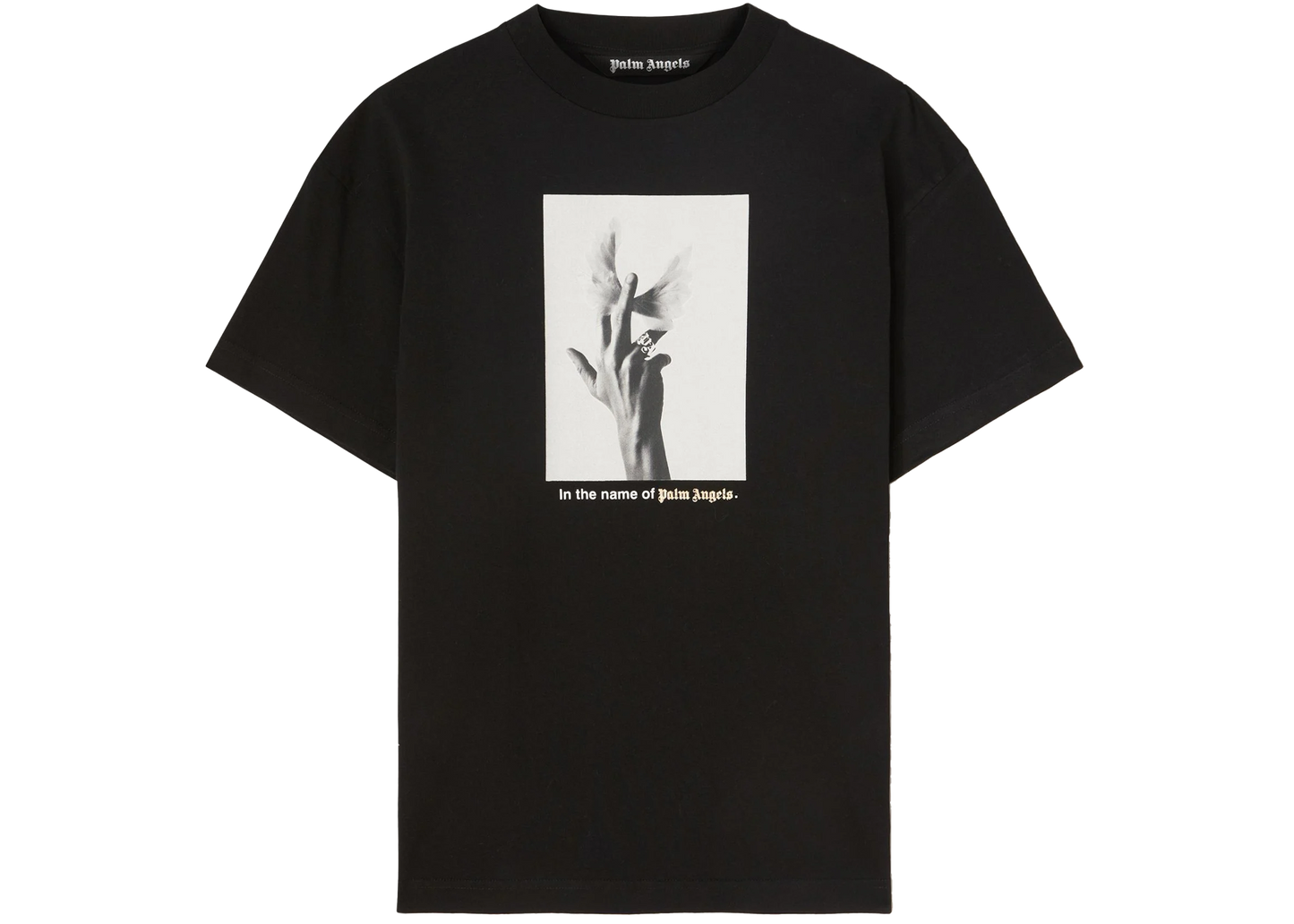 Palm Angels Wings Classic T-Shirt Black