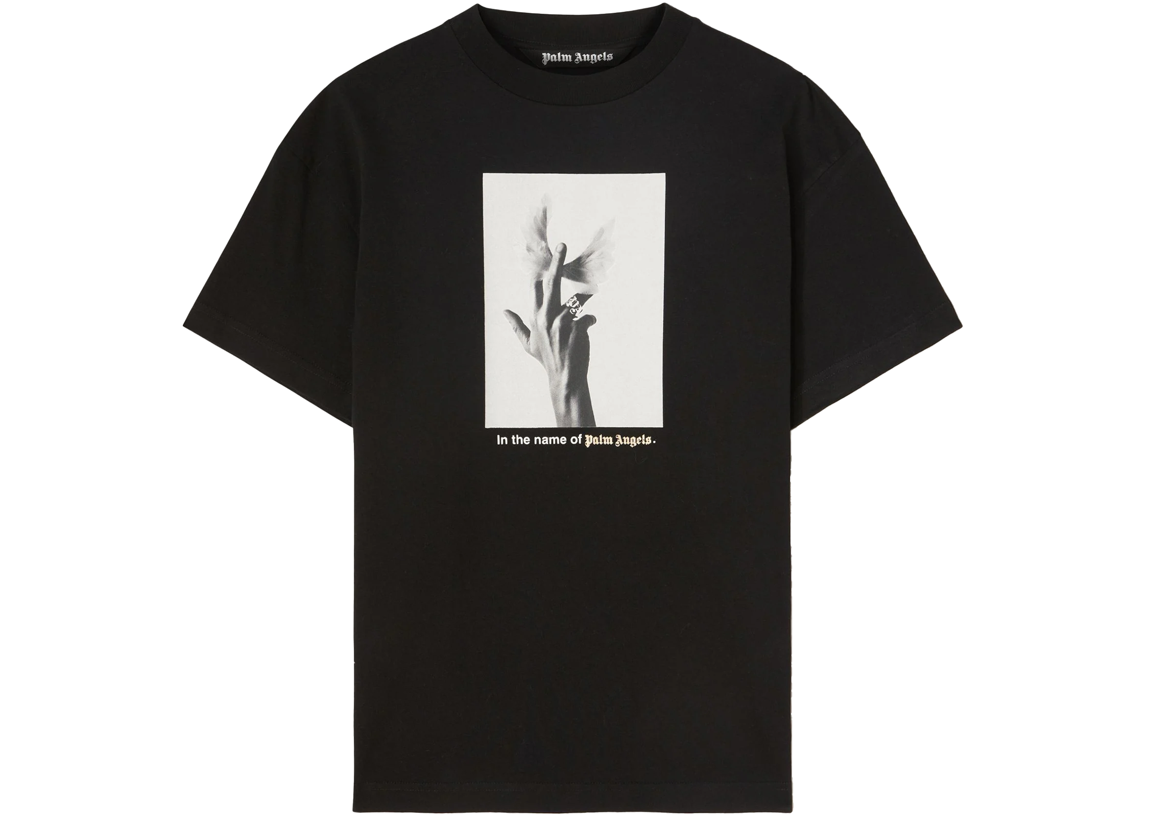 Palm Angels Wings Classic T-Shirt Black