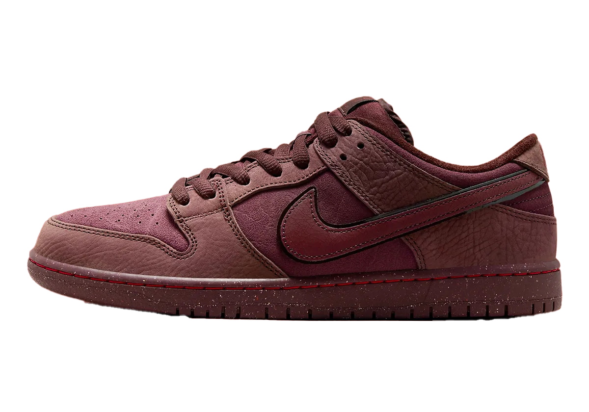 Nike SB Dunk Low City Of Love Burgundy Crush