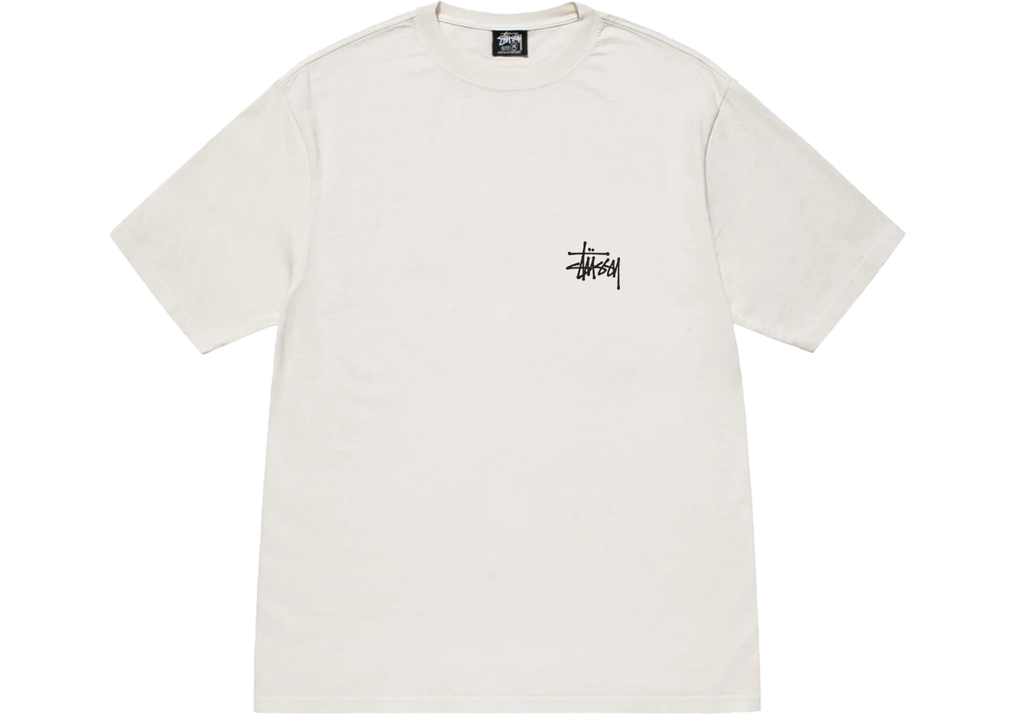 Basic Stussy Tee Pigment Natural