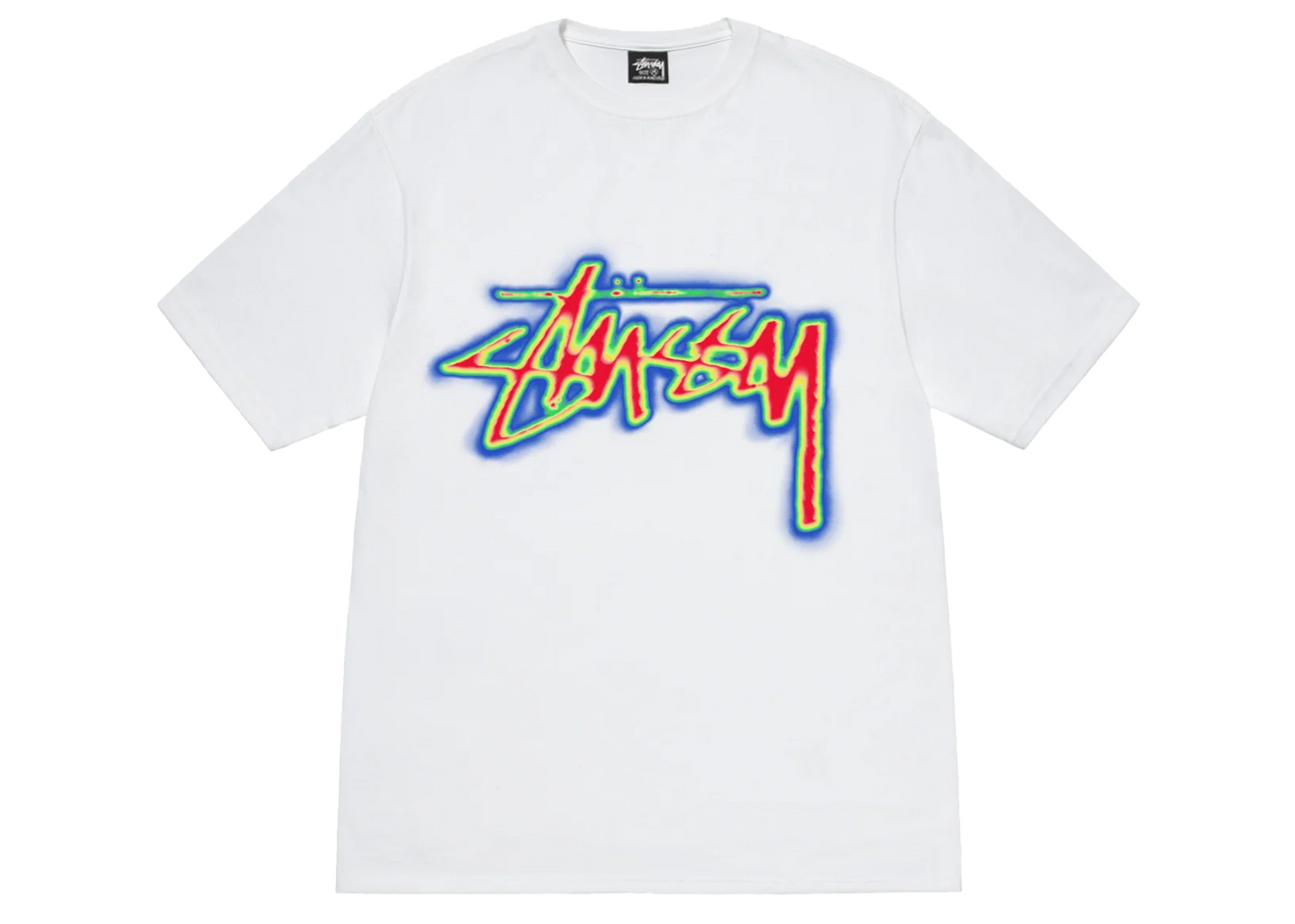 Stüssy Thermal Stock Tee White