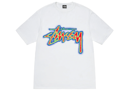 Stüssy Thermal Stock Tee White