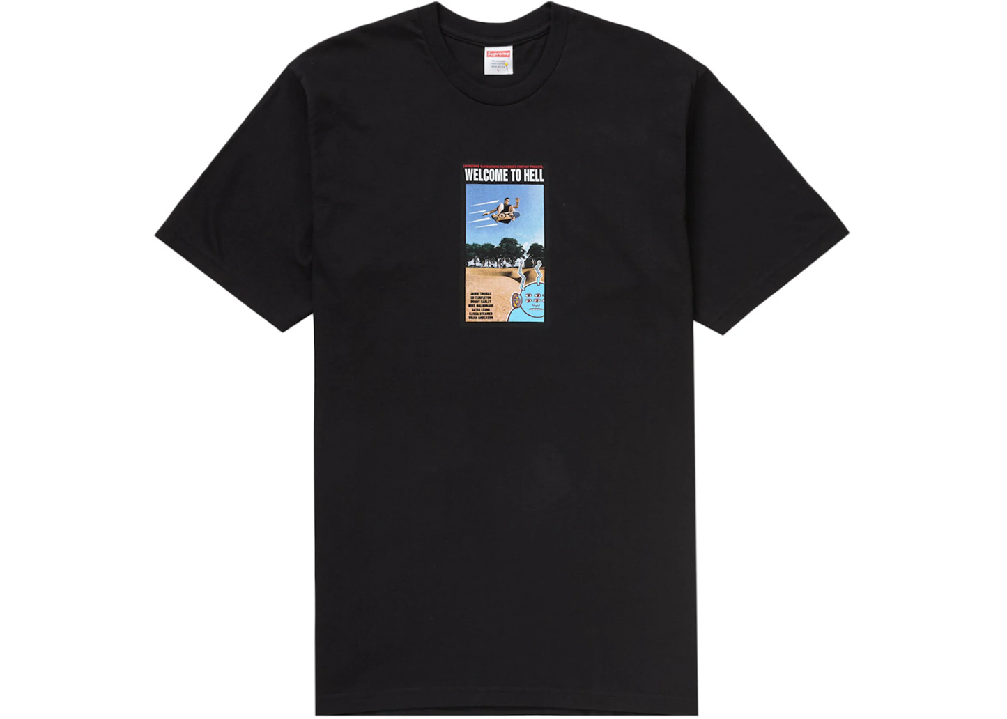 Supreme Toy Machine Welcome To Hell Tee Black