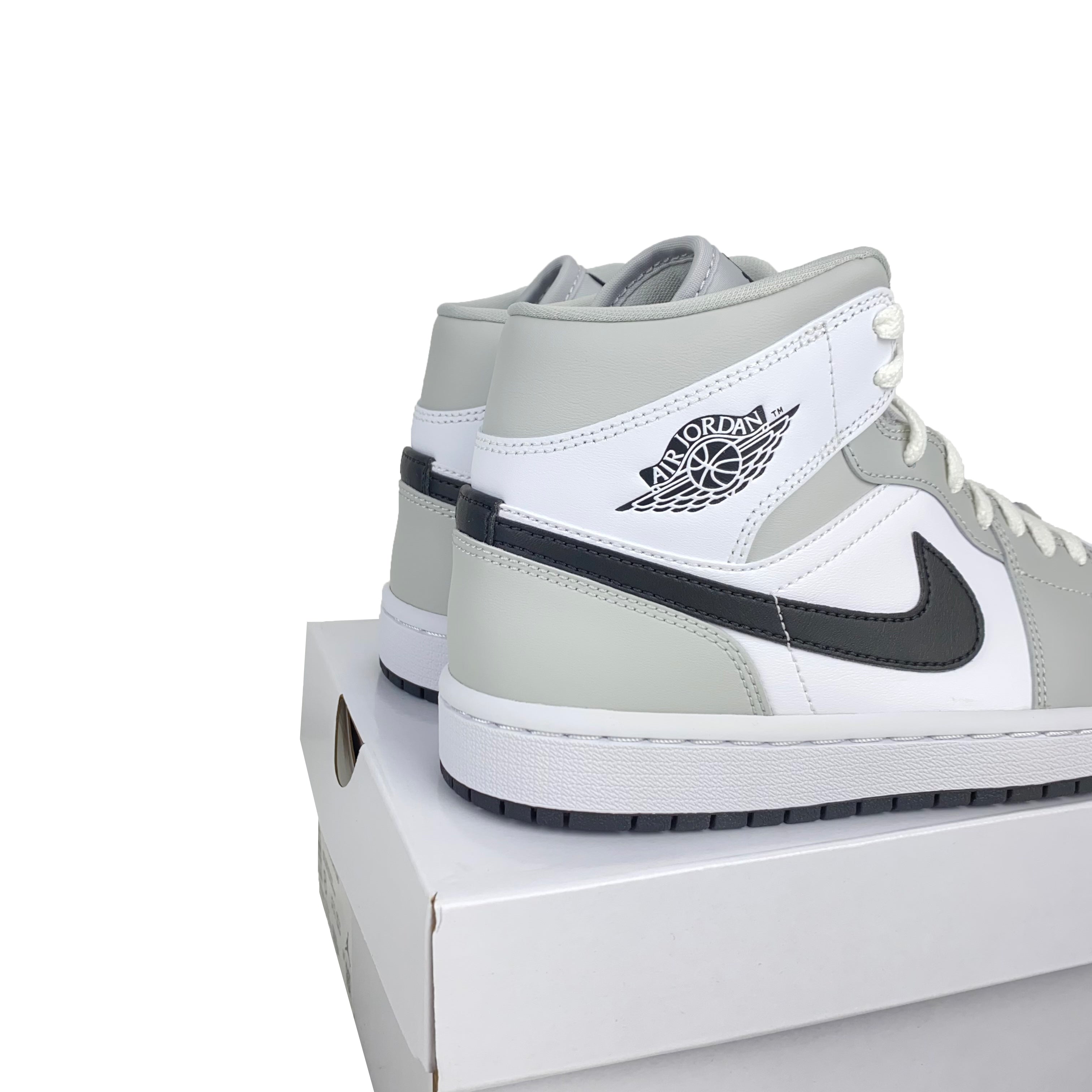 Air Jordan 1 Mid 'Light Smoke Grey'
