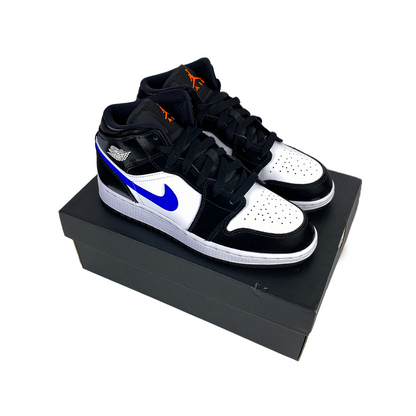 Air Jordan 1 Mid Black Racer Blue