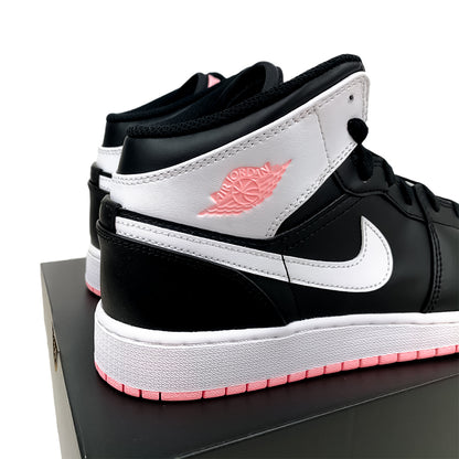 Air Jordan 1 Mid Black Arctic Pink