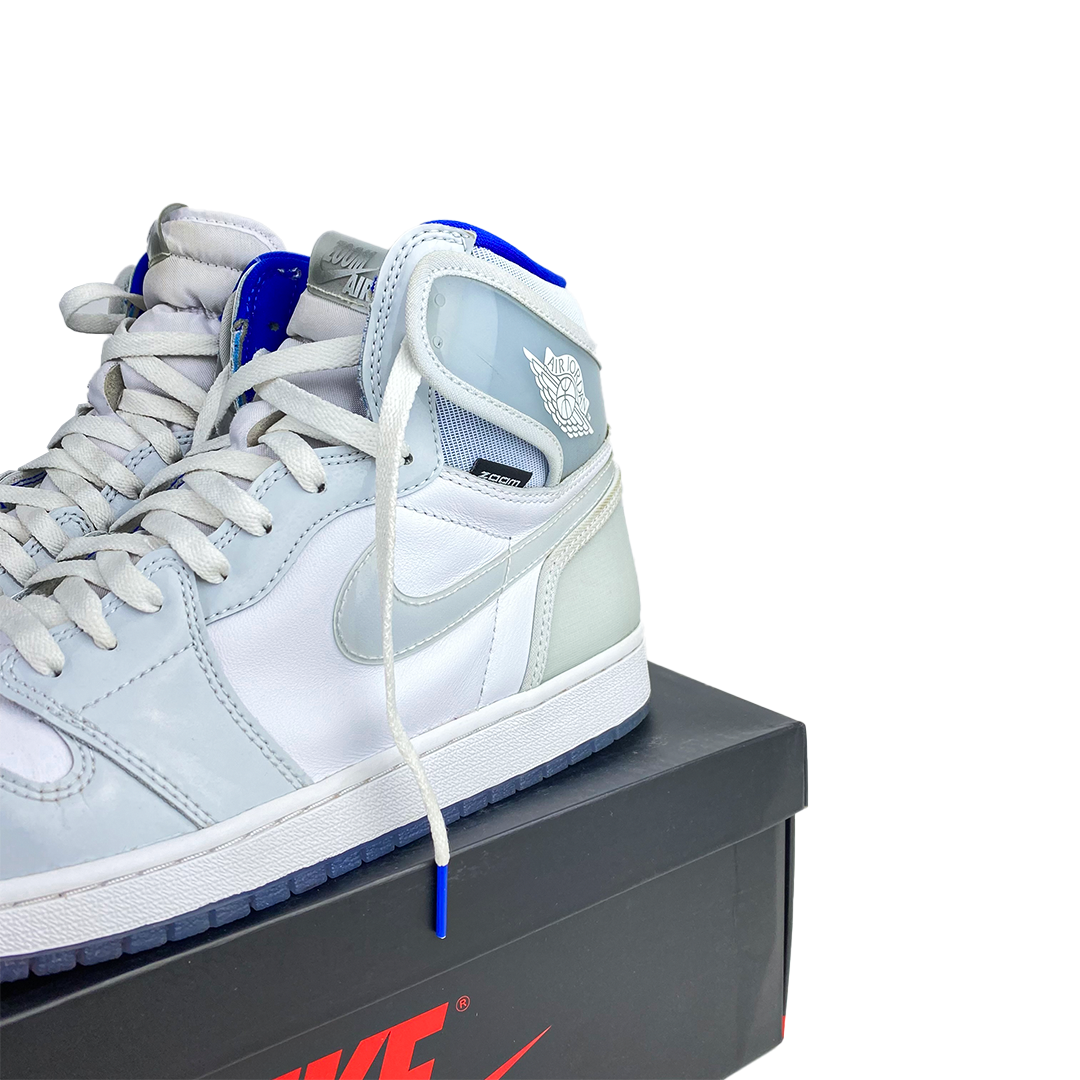 Air Jordan 1 Retro High Zoom White Racer Blue