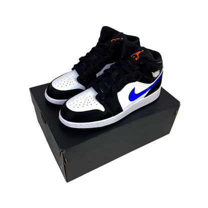 Air Jordan 1 Mid Black Racer Blue