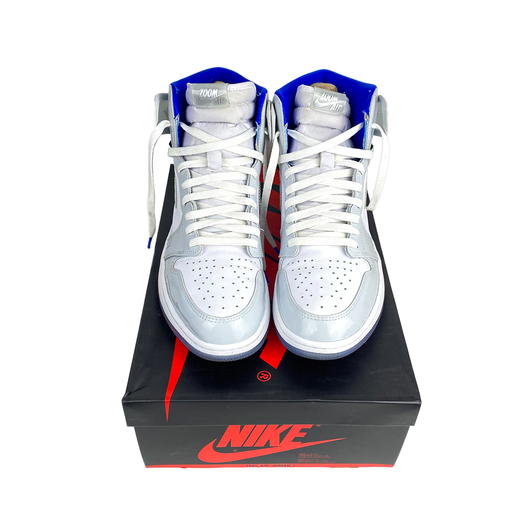 Air Jordan 1 Retro High Zoom White Racer Blue