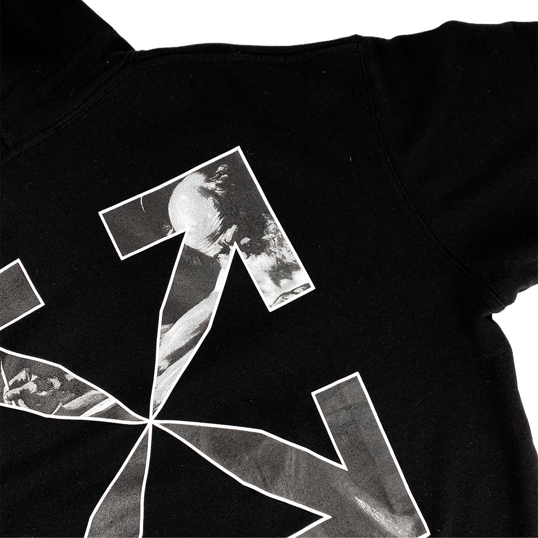 Off-White Caravaggio Arrows Cotton Hoodie