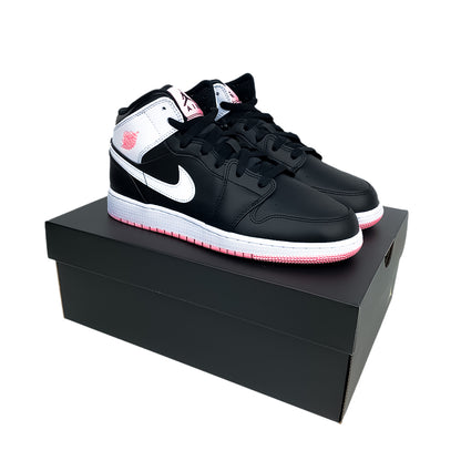 Air Jordan 1 Mid Black Arctic Pink