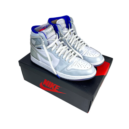 Air Jordan 1 Retro High Zoom White Racer Blue