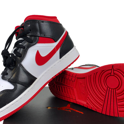 Air Jordan 1 Mid Gym Red Black White