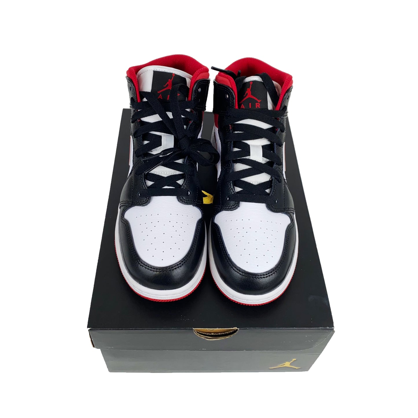 Air Jordan 1 Mid Gym Red Black White