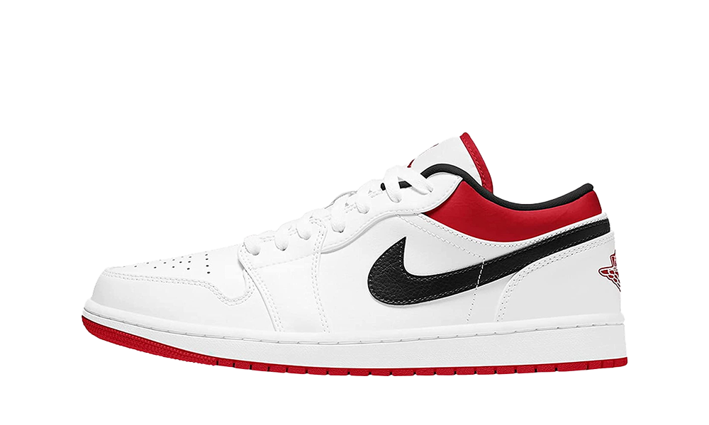 Jordan 1 Low White Gym Red (GS)