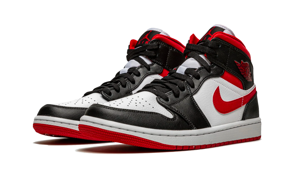 Air Jordan 1 Mid Gym Red Black White