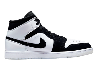 Nike Air Jordan 1 Mid White Black Diamond