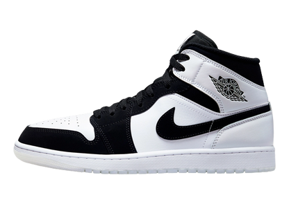 Nike Air Jordan 1 Mid White Black Diamond