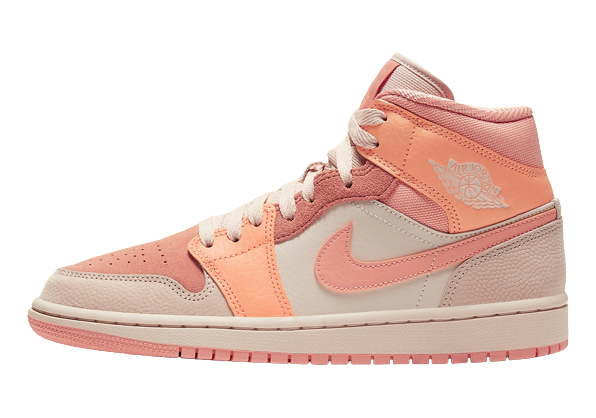 Jordan 1 Mid Apricot Orange (Women's)