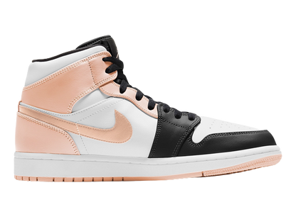 Nike Air Jordan 1 Mid Arctic Orange Black Toe